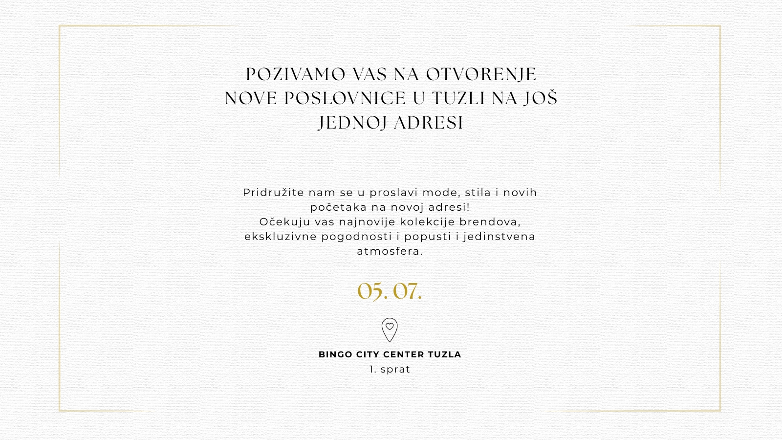 Još jedna poslovnica stiže u Tuzlu – Novi dom mode i elegancije