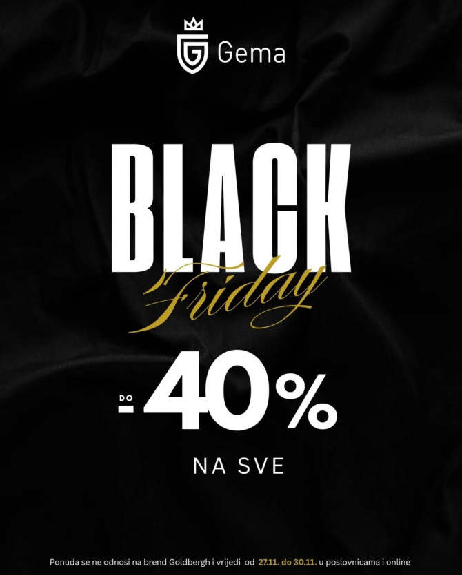 BLACK FRIDAY U GEMI – POČELO JE! 

Popusti koji se...