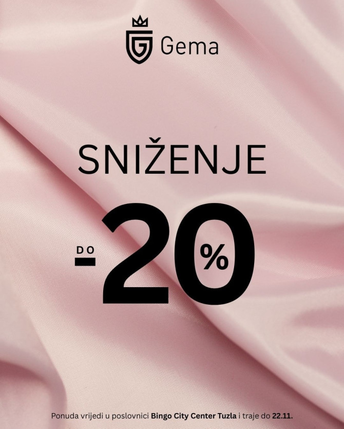 U Gema poslovnici u Tuzli vas čeka posebna ponuda...