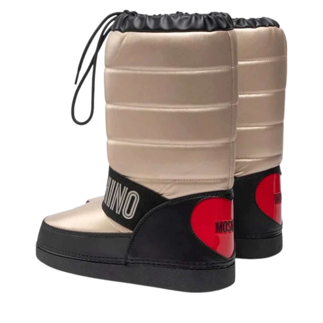 LOVE MOSCHINO ŽENSKE ČIZME SREBRENA