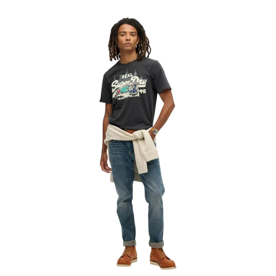 SUPERDRY MUŠKA MAJICA SIVA 45476
