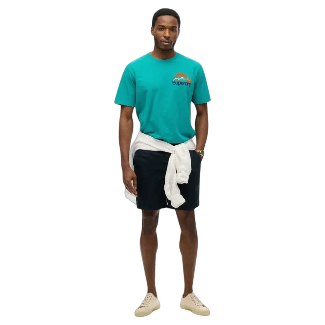 SUPERDRY MUŠKA MAJICA PLAVA 45445
