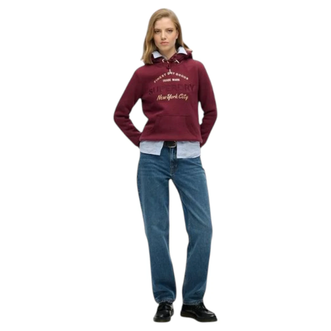 SUPERDRY ŽENSKA DUKSERICA BORDO 45443