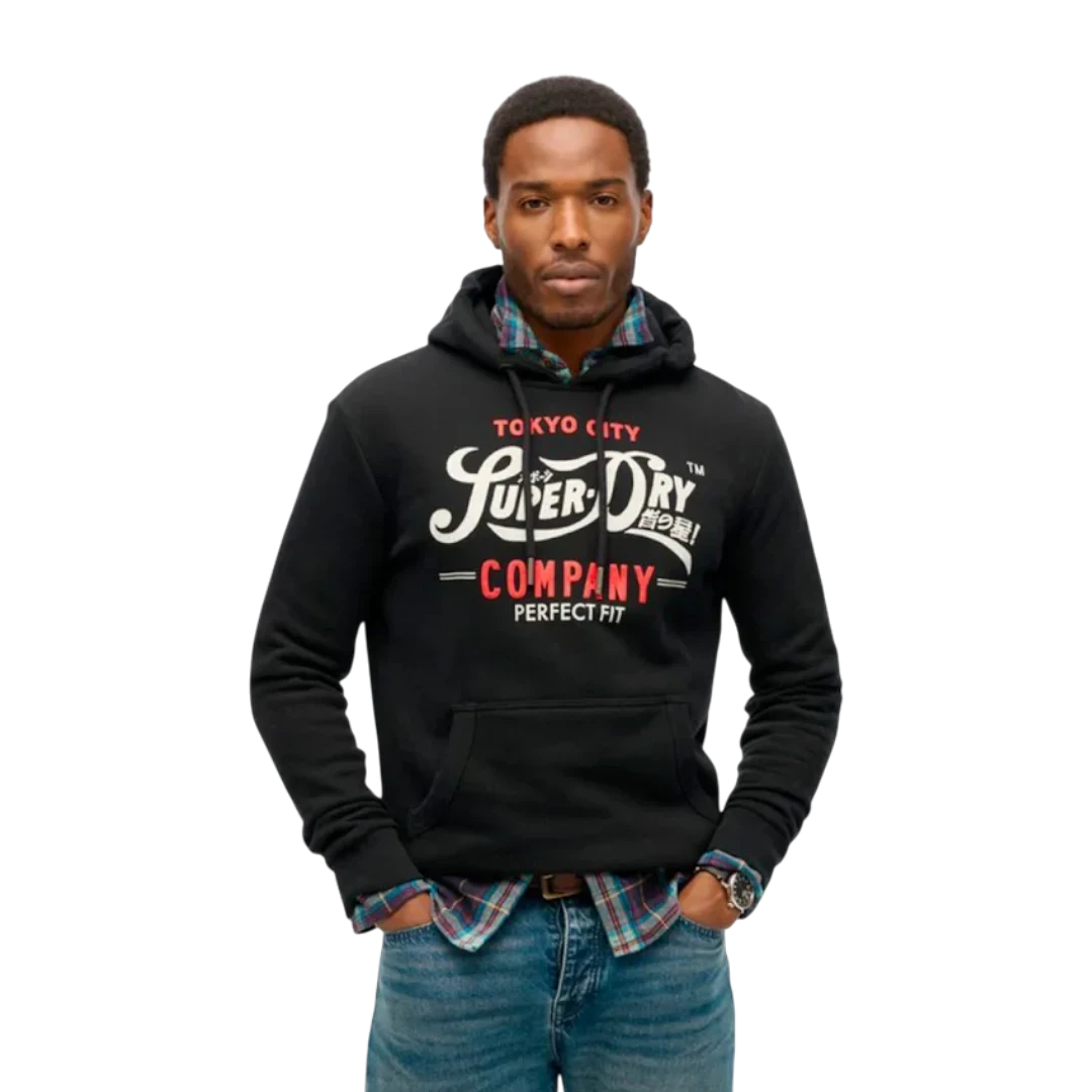 SUPERDRY MUŠKA DUKSERICA CRNA 45396