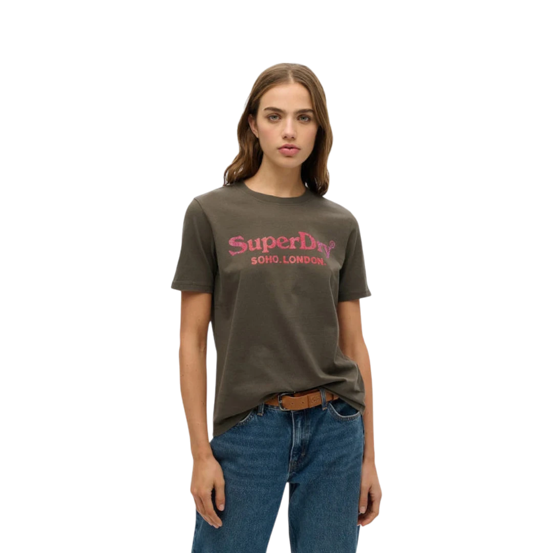 SUPERDRY ŽENSKA MAJICA CRNA 45339