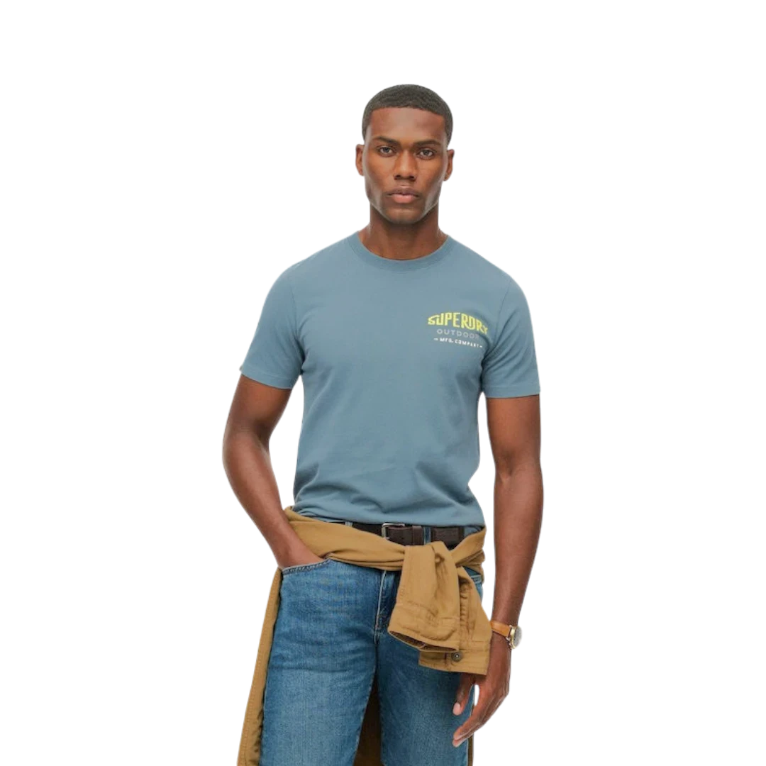 SUPERDRY MUŠKA MAJICA PLAVA 43083