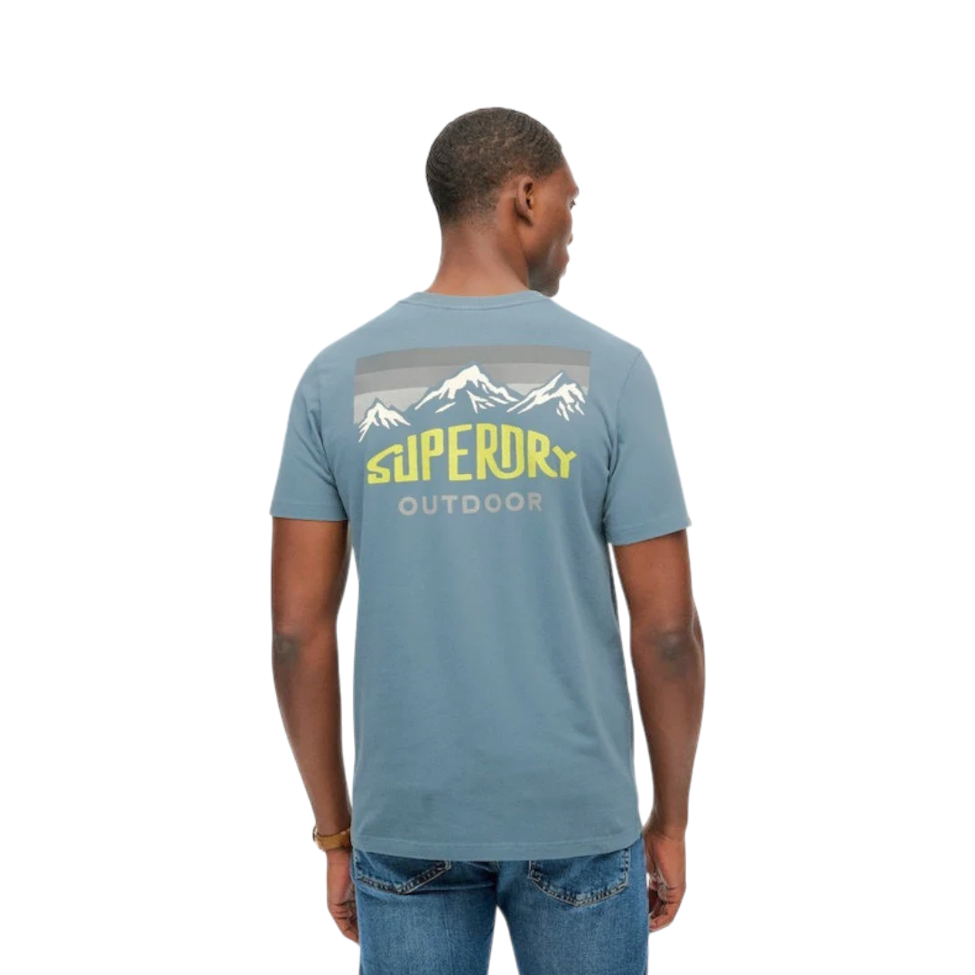 SUPERDRY MUŠKA MAJICA PLAVA 43083