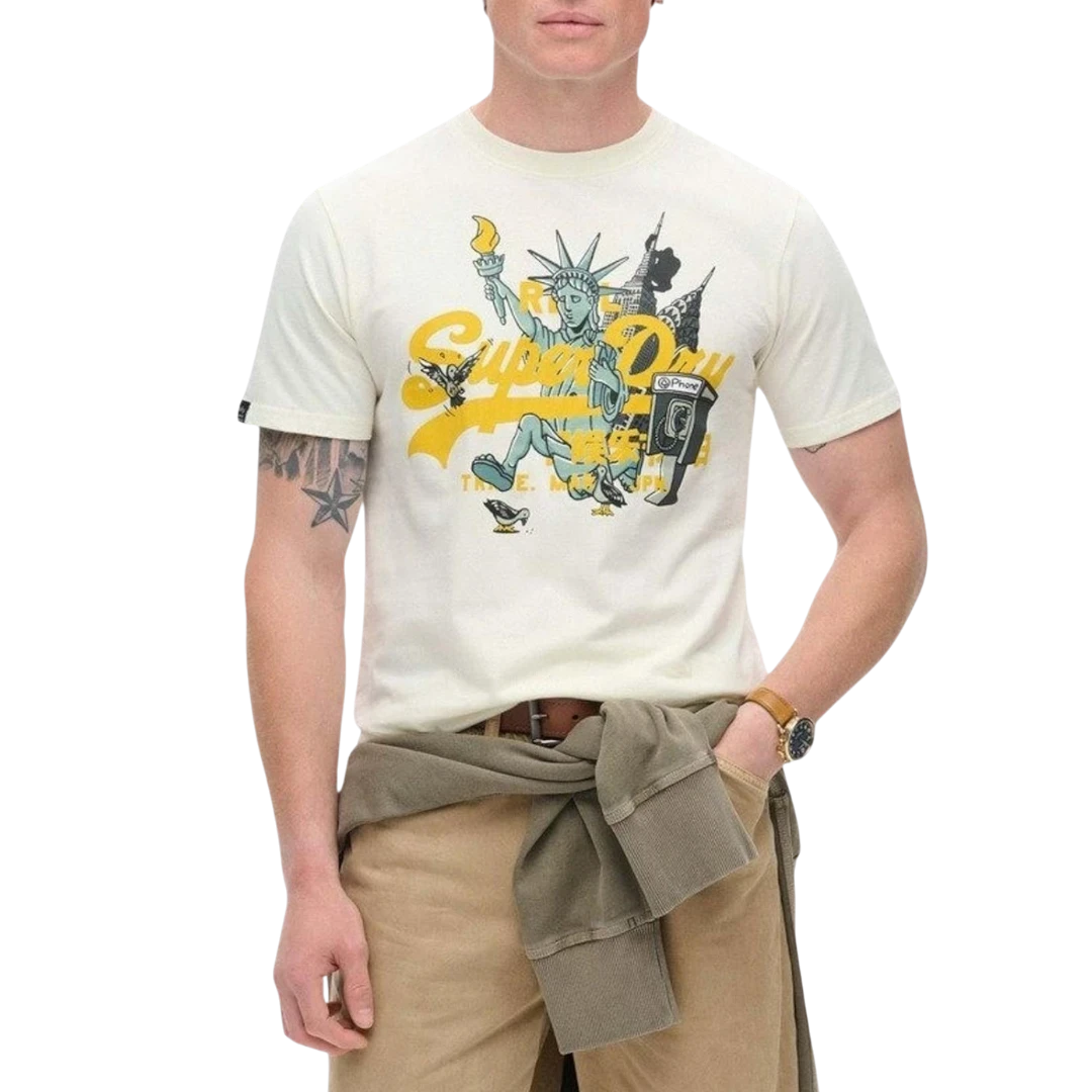 SUPERDRY MUŠKA MAJICA ŽUTA