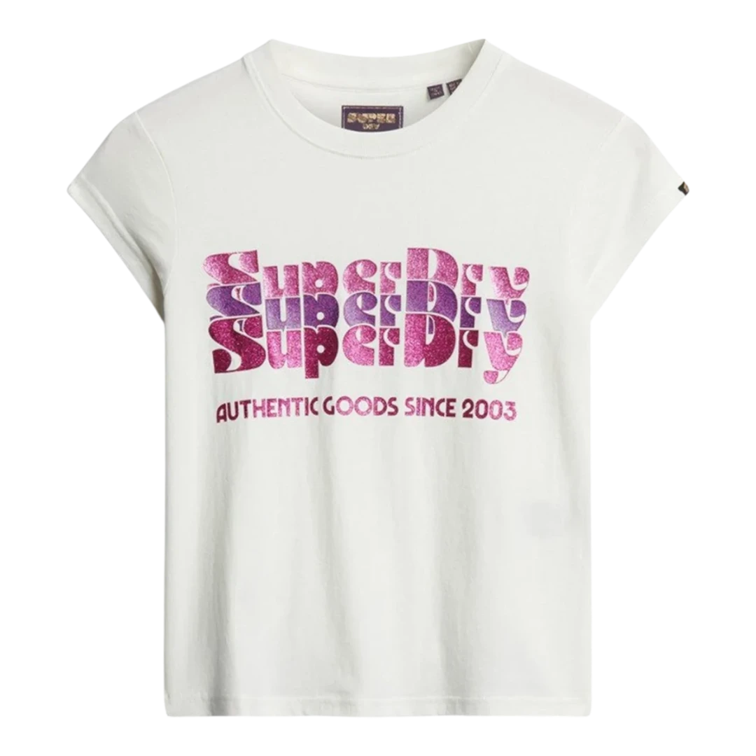SUPERDRY ŽENSKA MAJICA BIJELA 42165