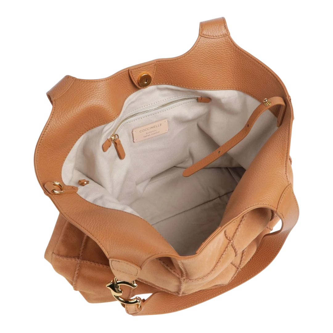COCCINELLE ŽENSKA TORBA SMEĐA 53696
