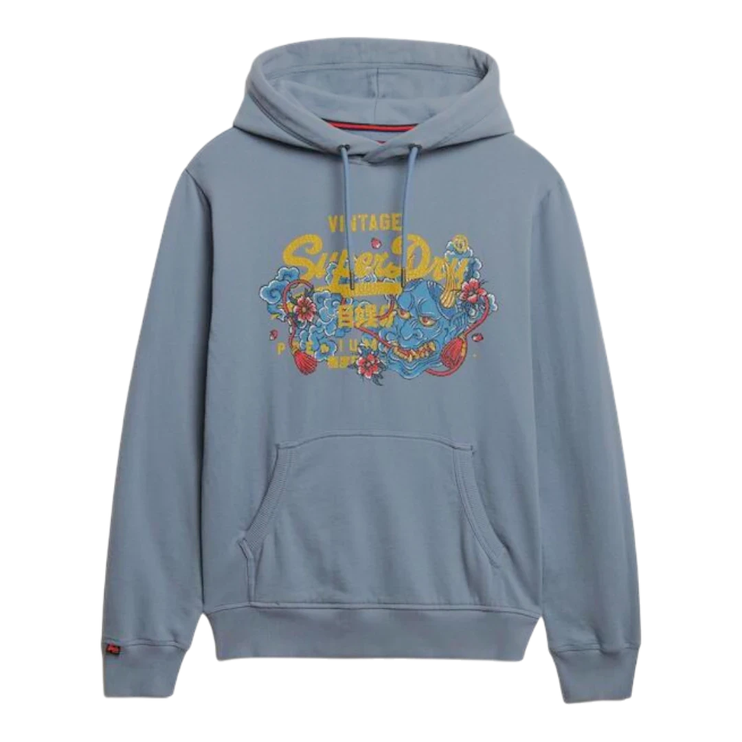 SUPERDRY MUŠKA DUKSERICA PLAVA 45212