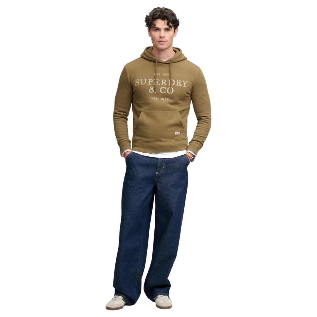 SUPERDRY MUŠKA DUKSERICA SMEĐA 53077
