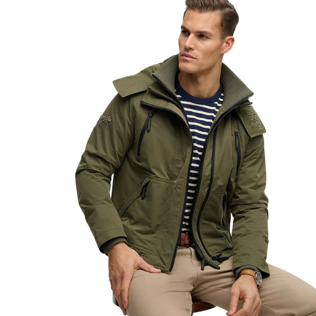 SUPERDRY MUŠKA JAKNA MASLINASTA 53102