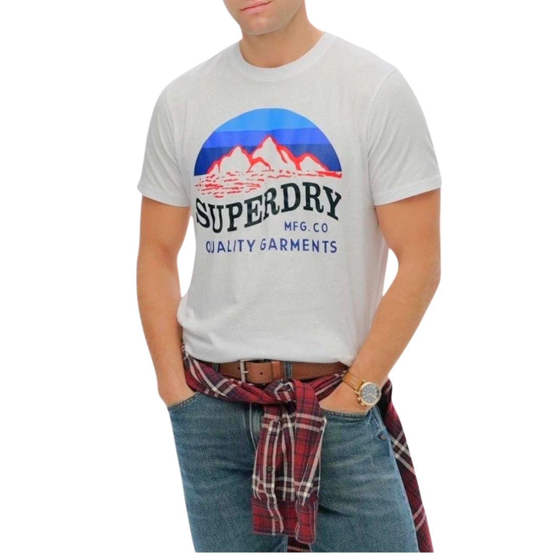 SUPERDRY MUŠKA MAJICA BIJELA 43081