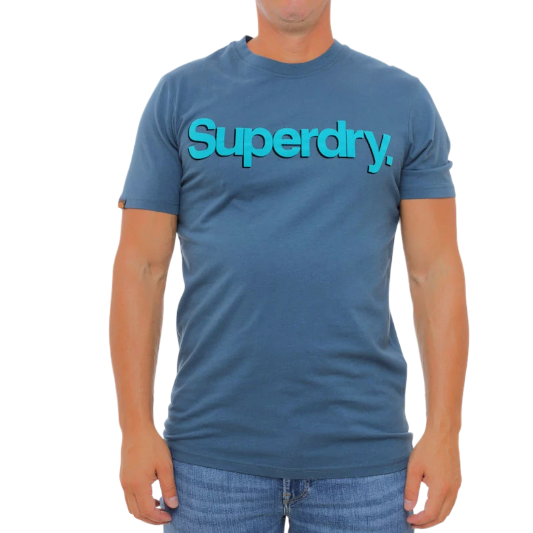 SUPERDRY MUŠKA MAJICA PLAVA 43074