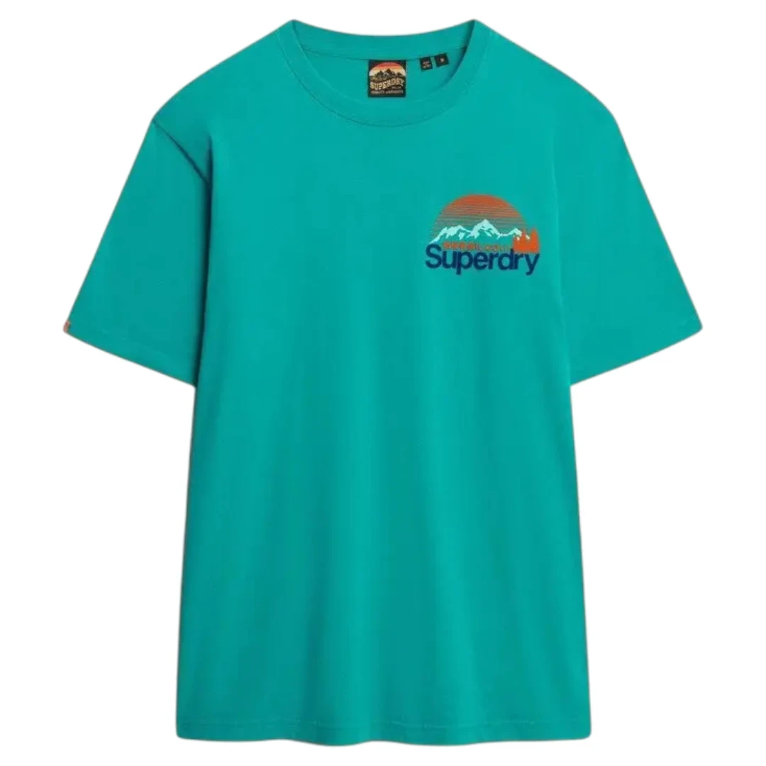 SUPERDRY MUŠKA MAJICA PLAVA 45445