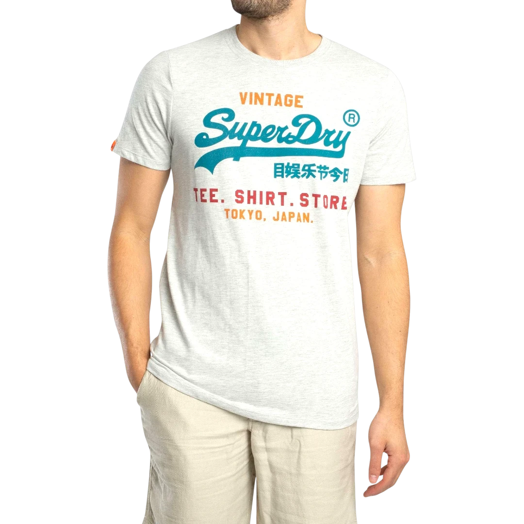 SUPERDRY MUŠKA MAJICA SIVA