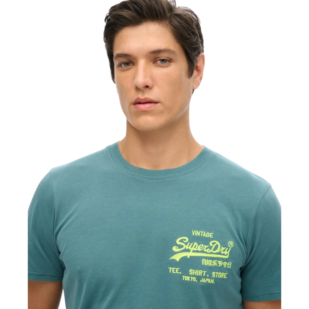 SUPERDRY MUŠKA MAJICA PLAVA 47528