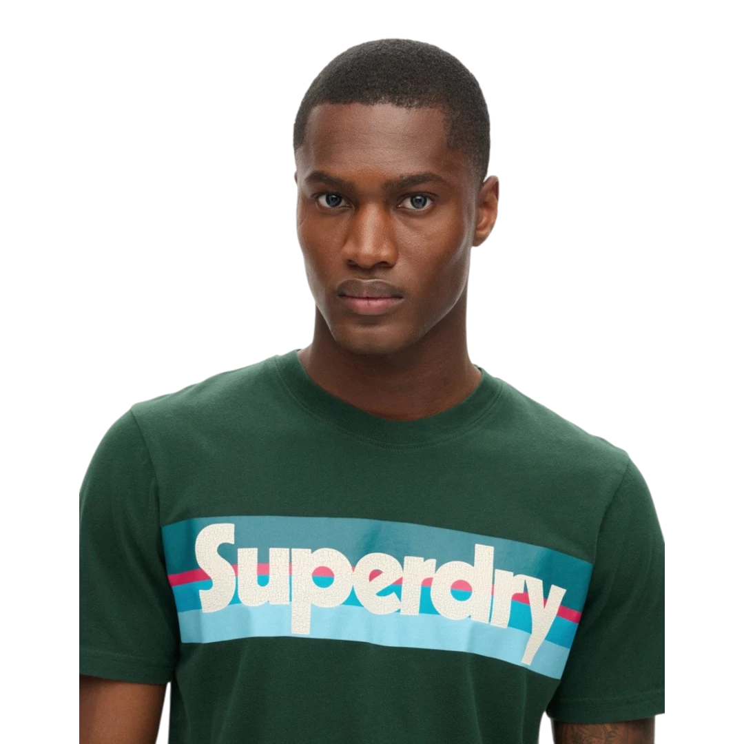 SUPERDRY MUŠKA MAJICA ZELENA 47537
