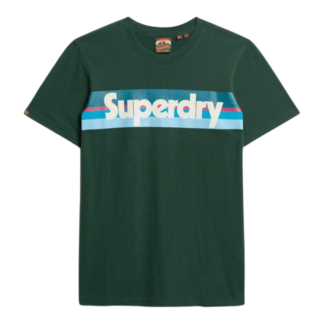 SUPERDRY MUŠKA MAJICA ZELENA 47537