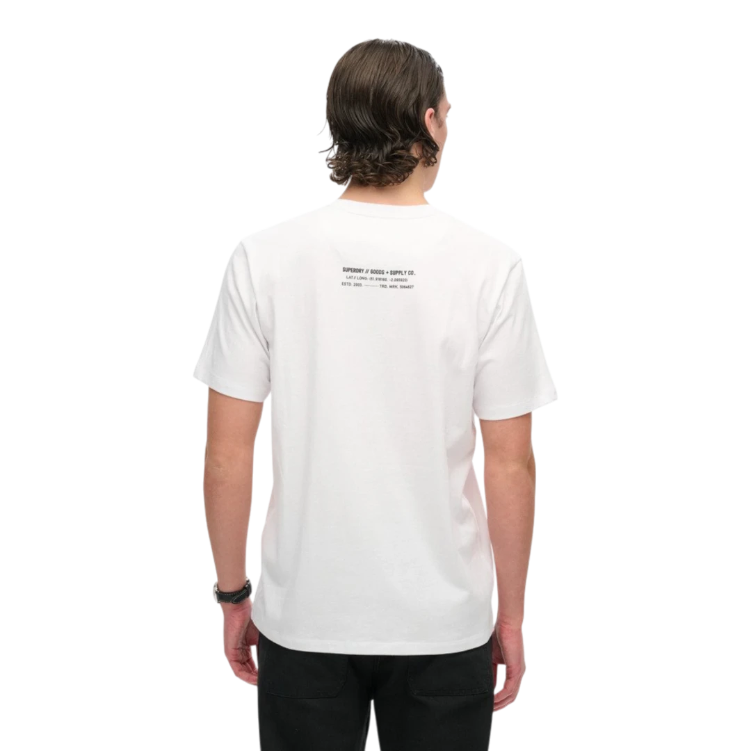 SUPERDRY MUŠKA MAJICA BIJELA 47543