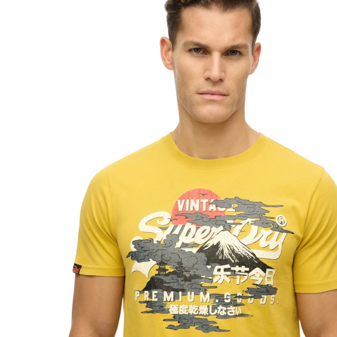 SUPERDRY MUŠKA MAJICA ŽUTA 47550