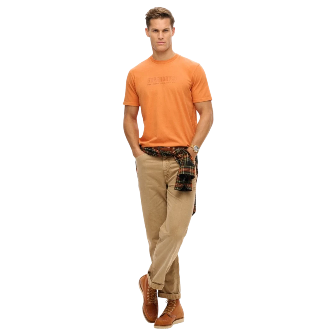 SUPERDRY MUŠKA MAJICA NARANDŽASTA 47552