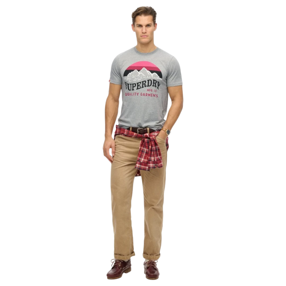 SUPERDRY MUŠKA MAJICA SIVA 47556