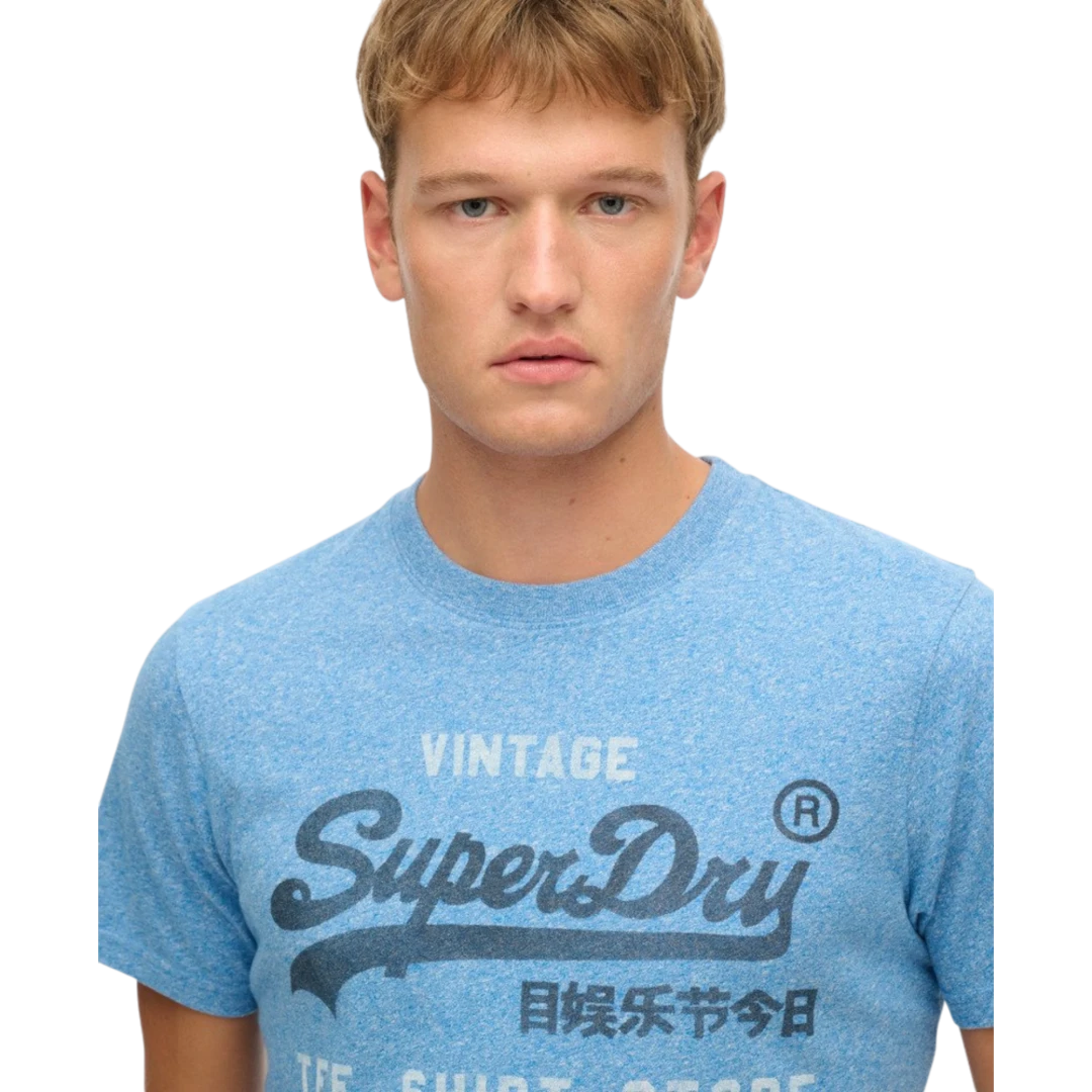 SUPERDRY MUŠKA MAJICA PLAVA 47565