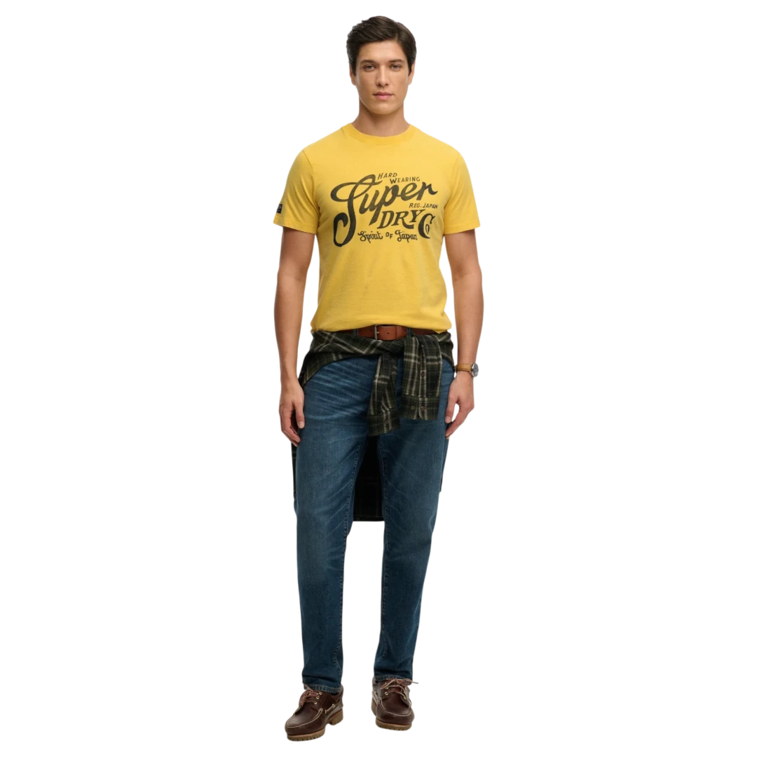 SUPERDRY MUŠKA MAJICA ŽUTA 50180