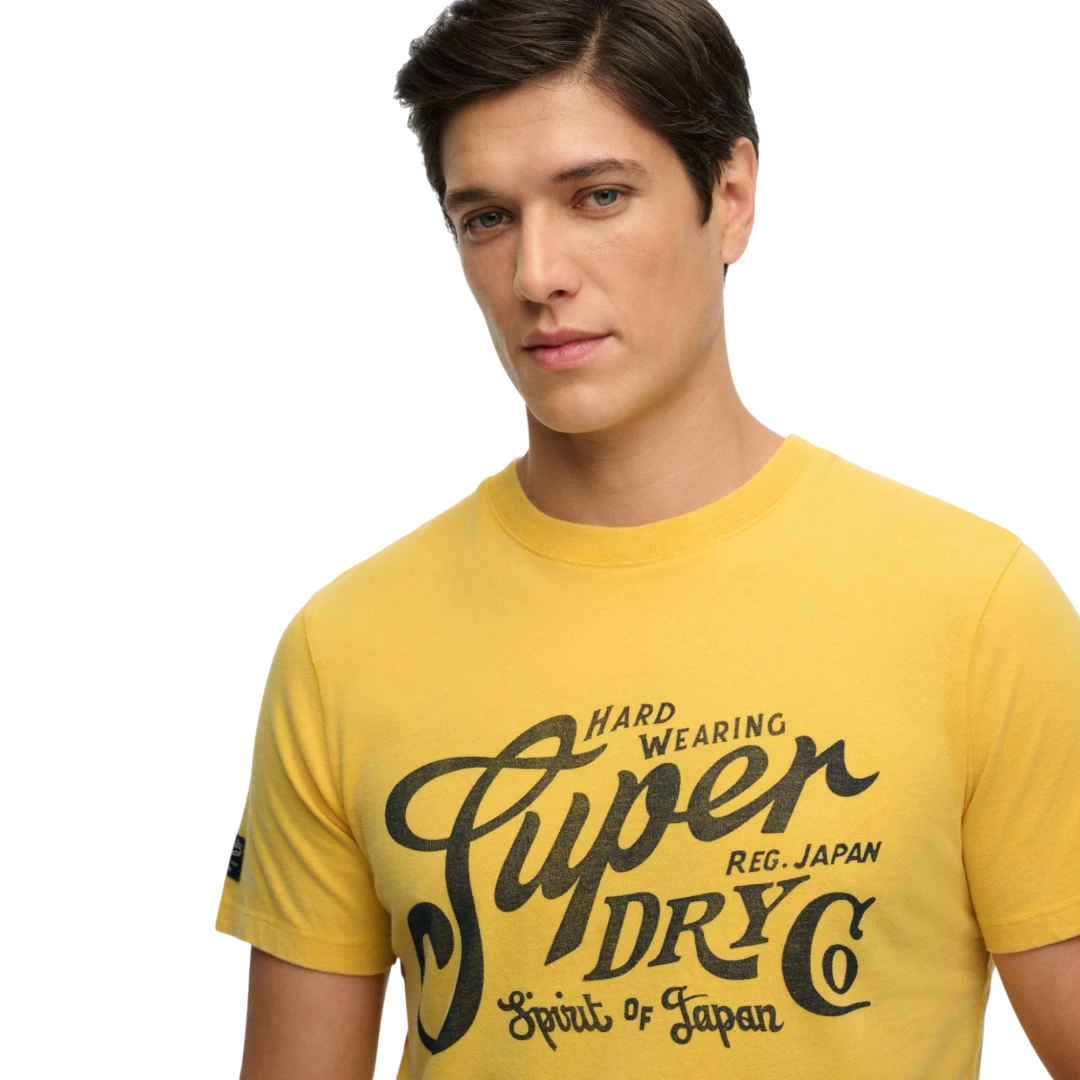 SUPERDRY MUŠKA MAJICA ŽUTA 50180