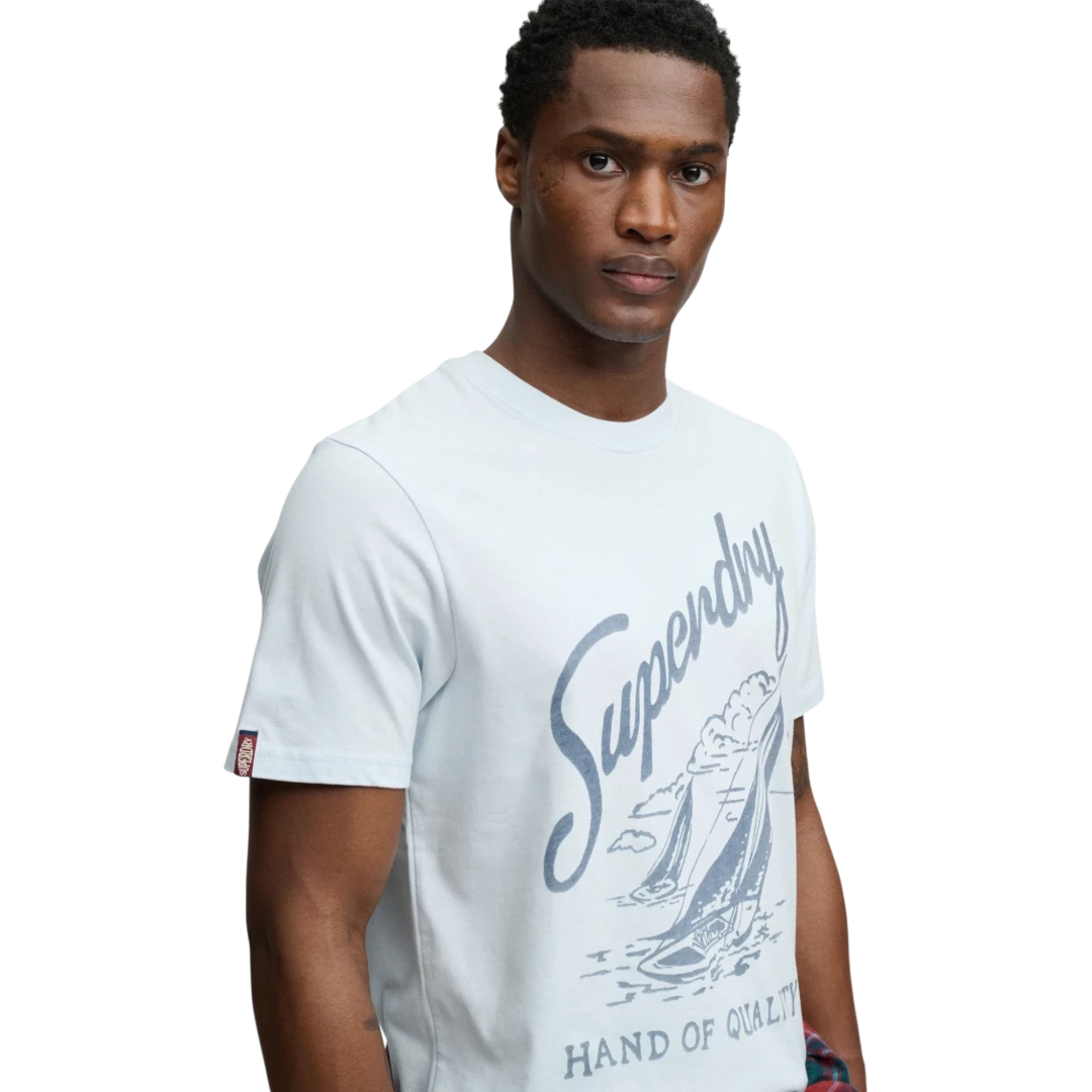 SUPERDRY MUŠKA MAJICA PLAVA 50182