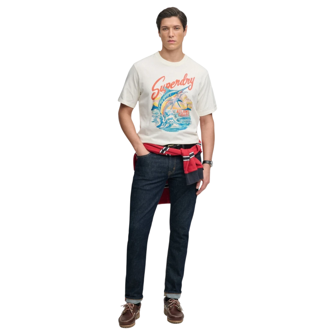 SUPERDRY MUŠKA MAJICA BIJELA 50183