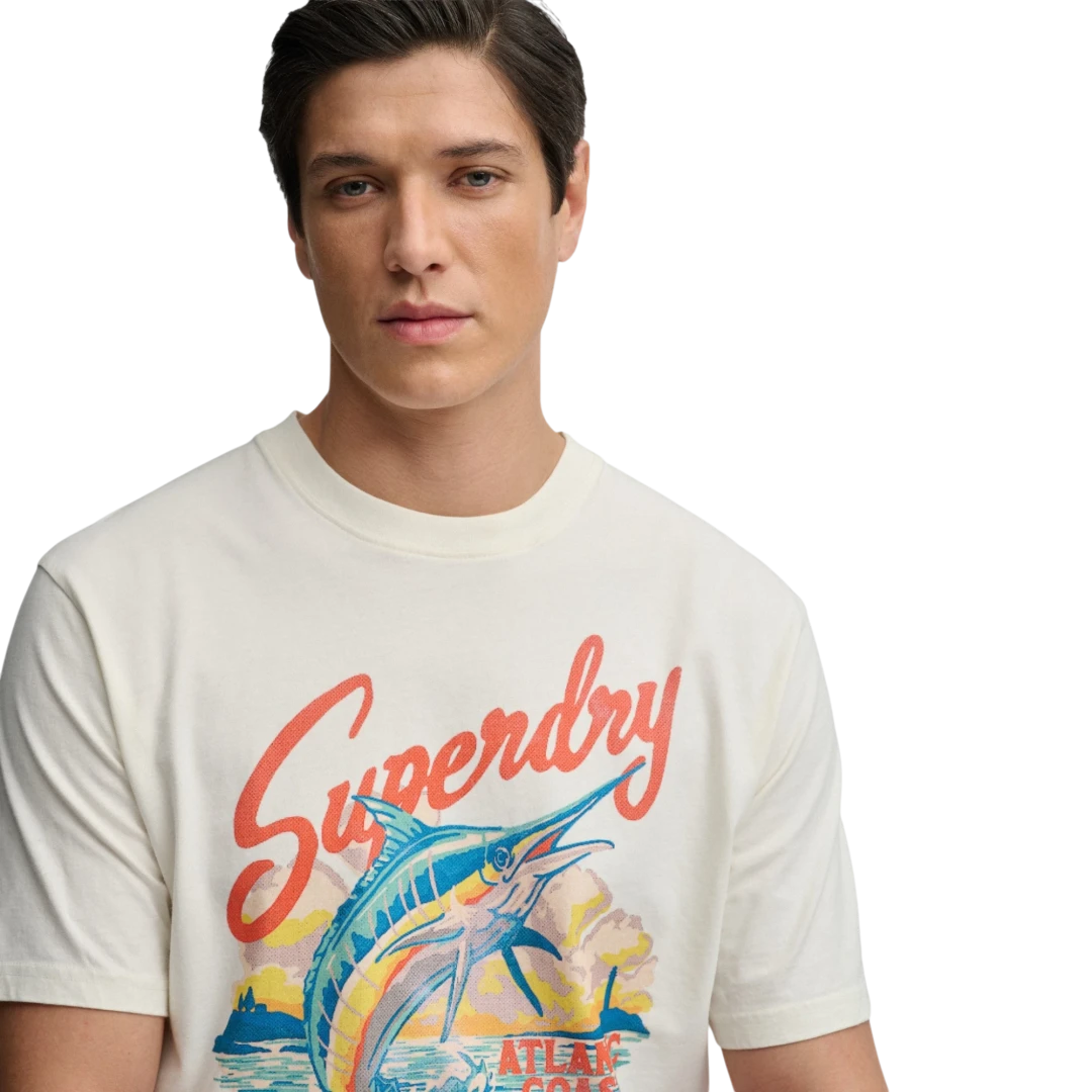 SUPERDRY MUŠKA MAJICA BIJELA 50183
