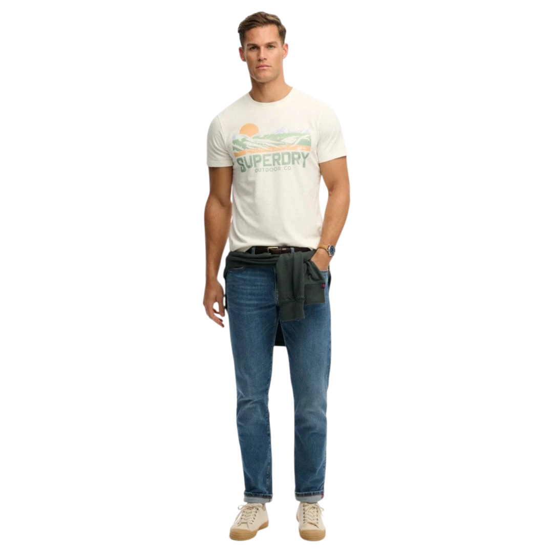 SUPERDRY MUŠKA MAJICA BIJELA 50186