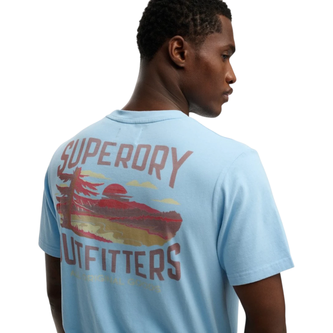SUPERDRY MUŠKA MAJICA PLAVA 50187