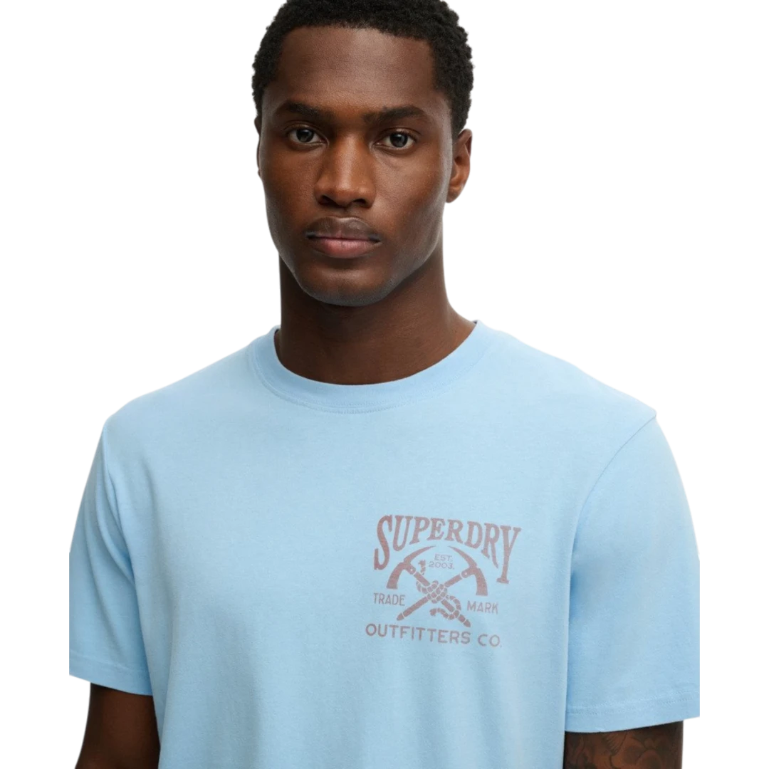 SUPERDRY MUŠKA MAJICA PLAVA 50187