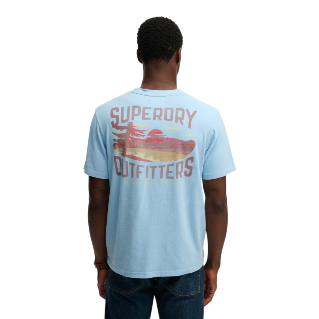 SUPERDRY MUŠKA MAJICA PLAVA 50187