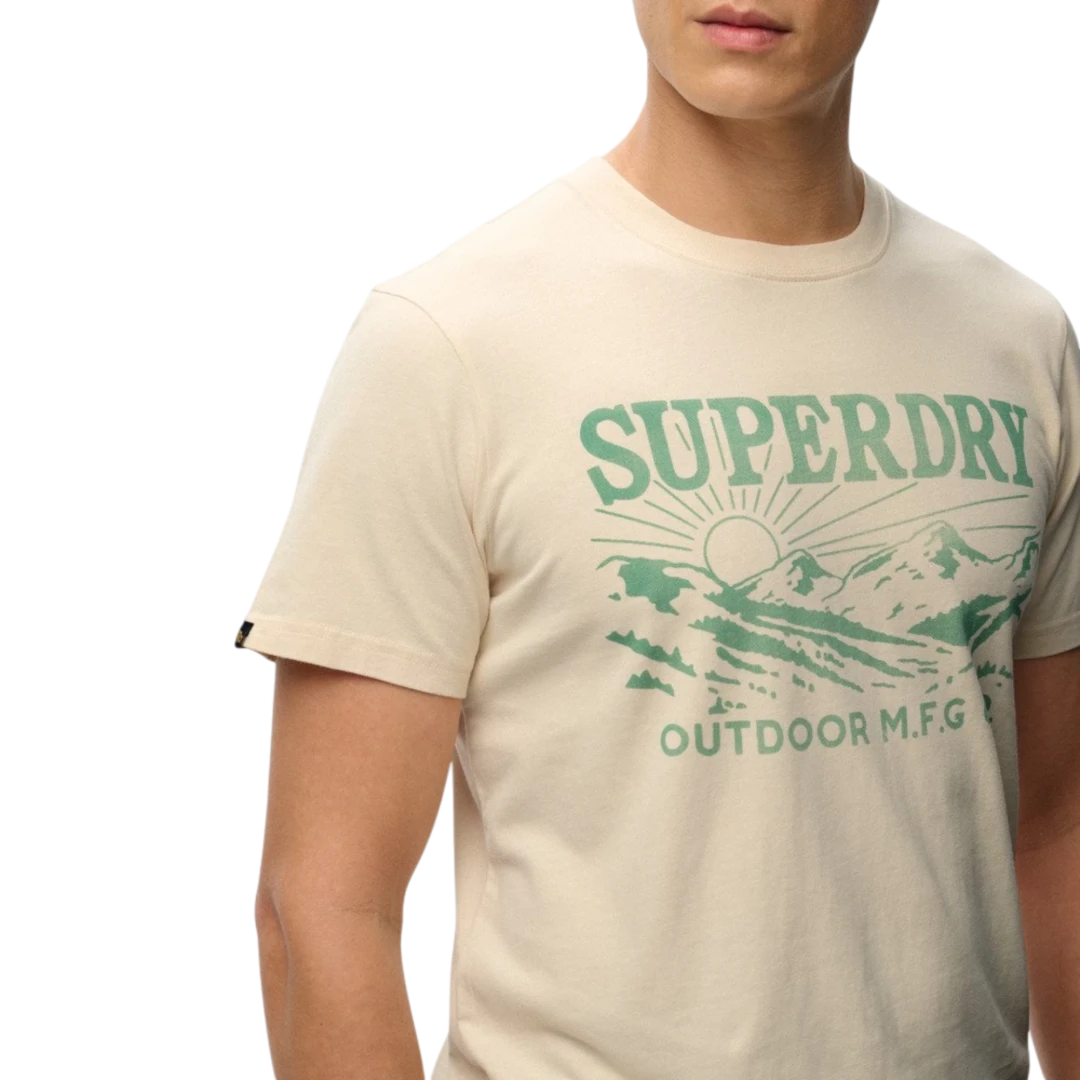 SUPERDRY MUŠKA MAJICA BEŽ 50195