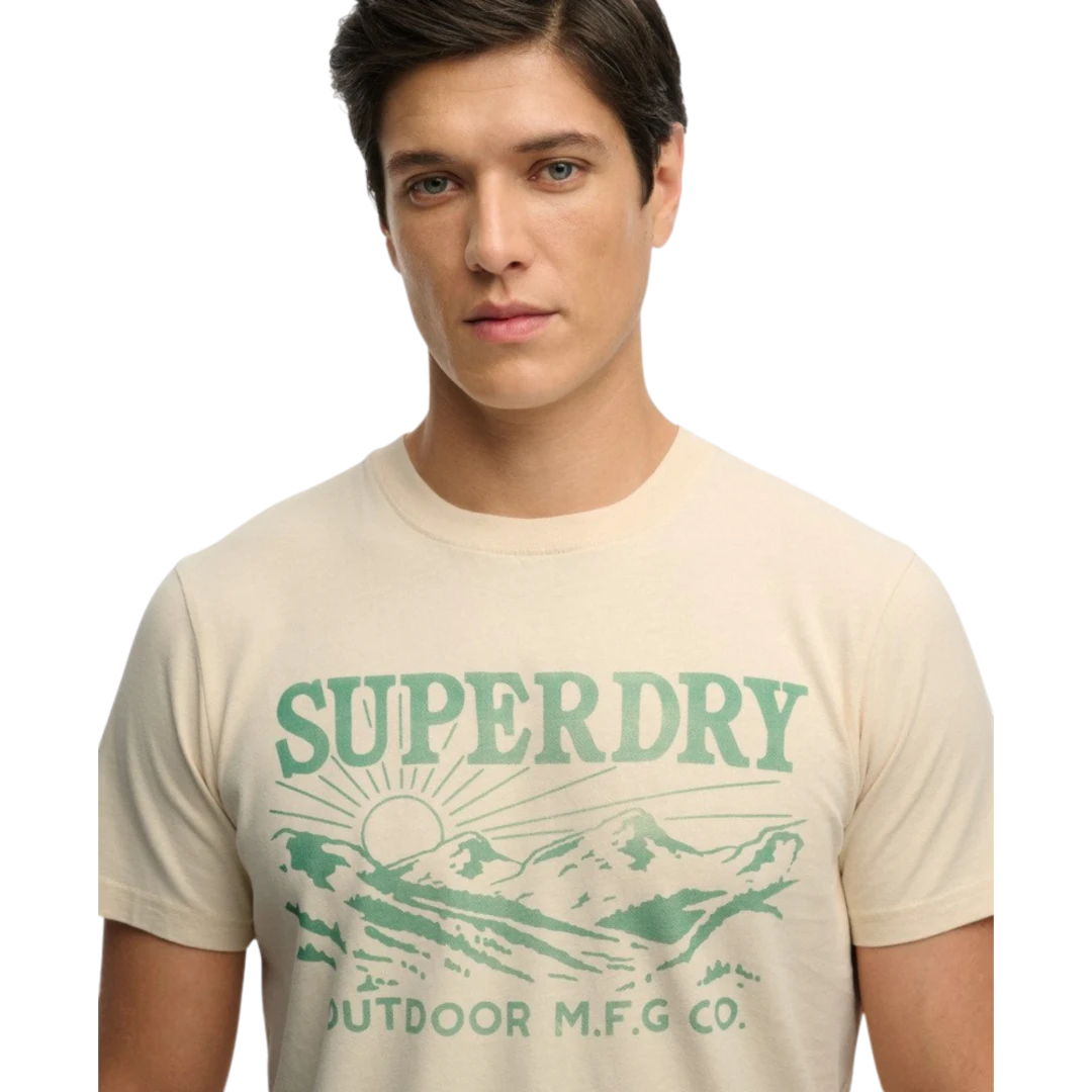 SUPERDRY MUŠKA MAJICA BEŽ 50195