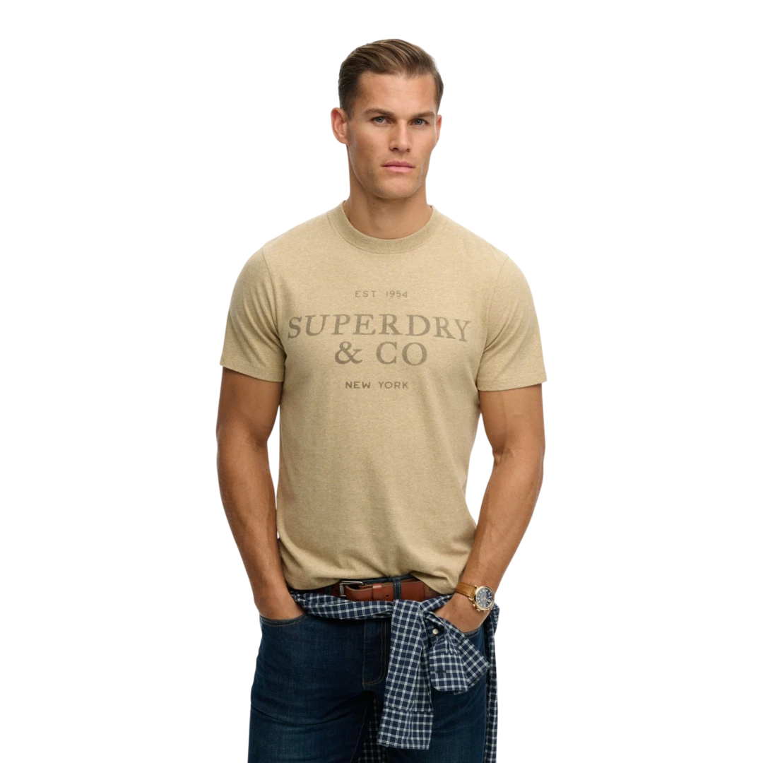 SUPERDRY MUŠKA MAJICA BEŽ 50199