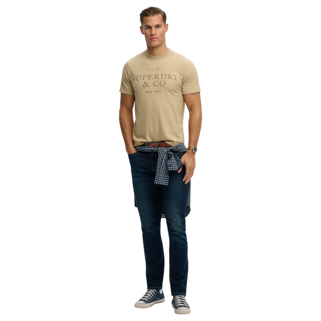 SUPERDRY MUŠKA MAJICA BEŽ 52745