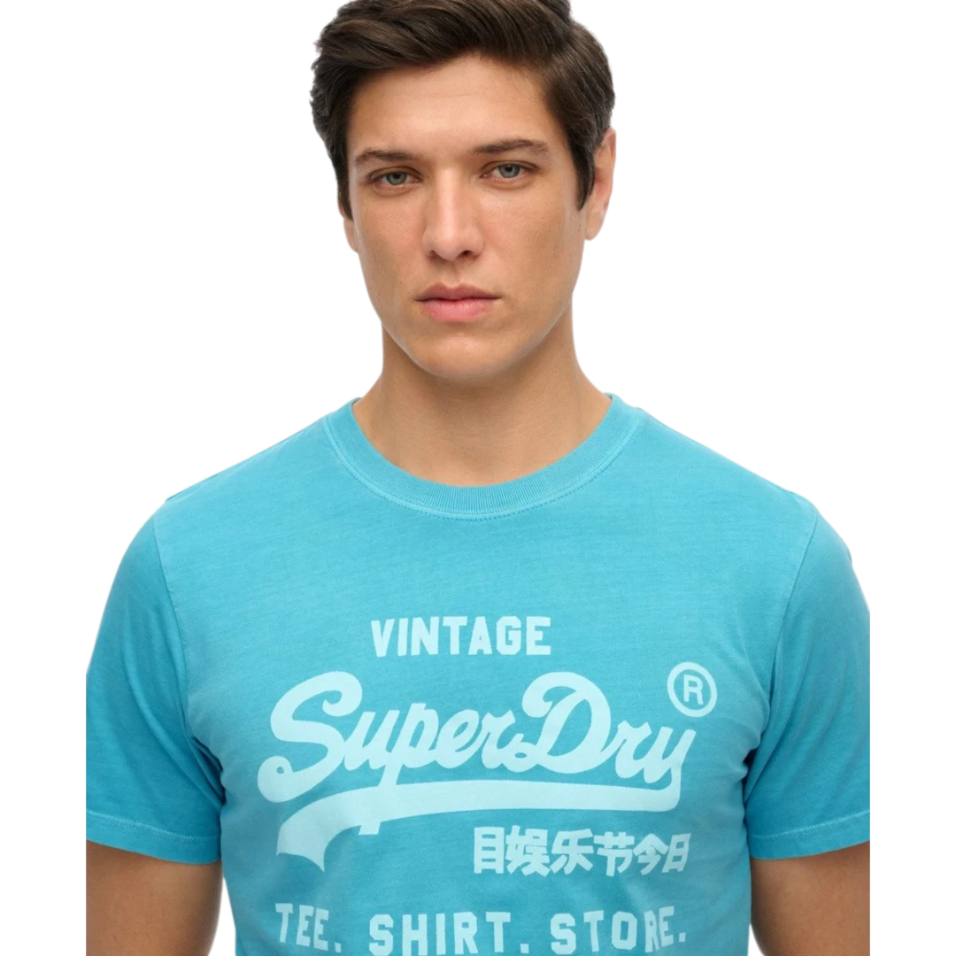 SUPERDRY MUŠKA MAJICA PLAVA 52773