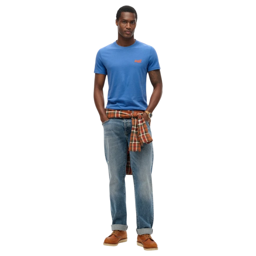 SUPERDRY MUŠKA MAJICA PLAVA 52783