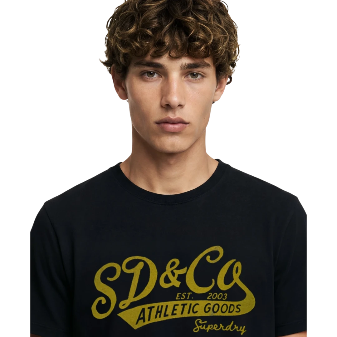 SUPERDRY MUŠKA MAJICA CRNA 53037