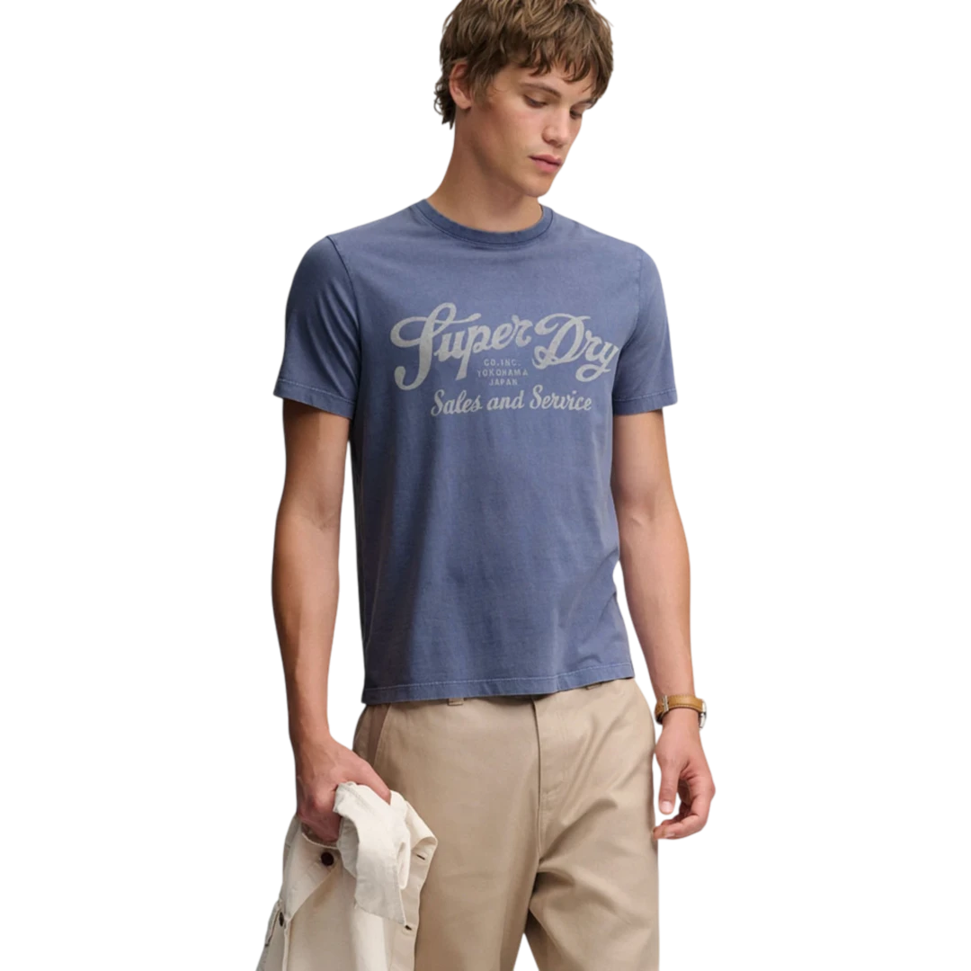 SUPERDRY MUŠKA MAJICA PLAVA 53038