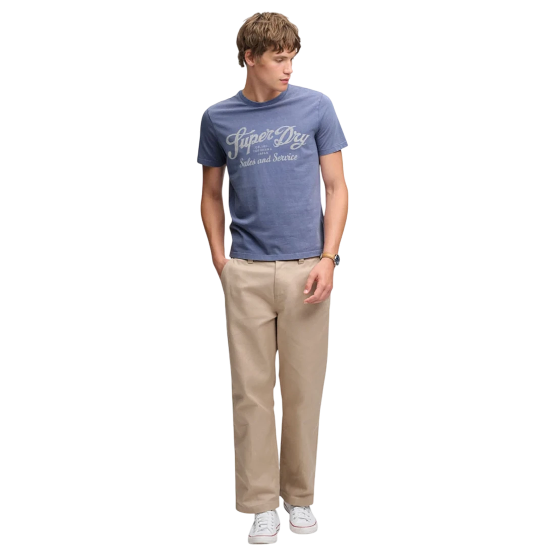 SUPERDRY MUŠKA MAJICA PLAVA 53038