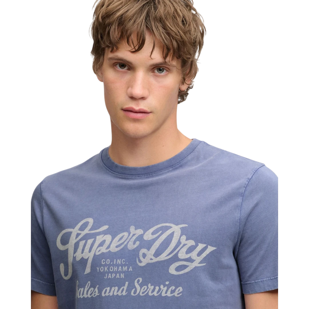 SUPERDRY MUŠKA MAJICA PLAVA 53038