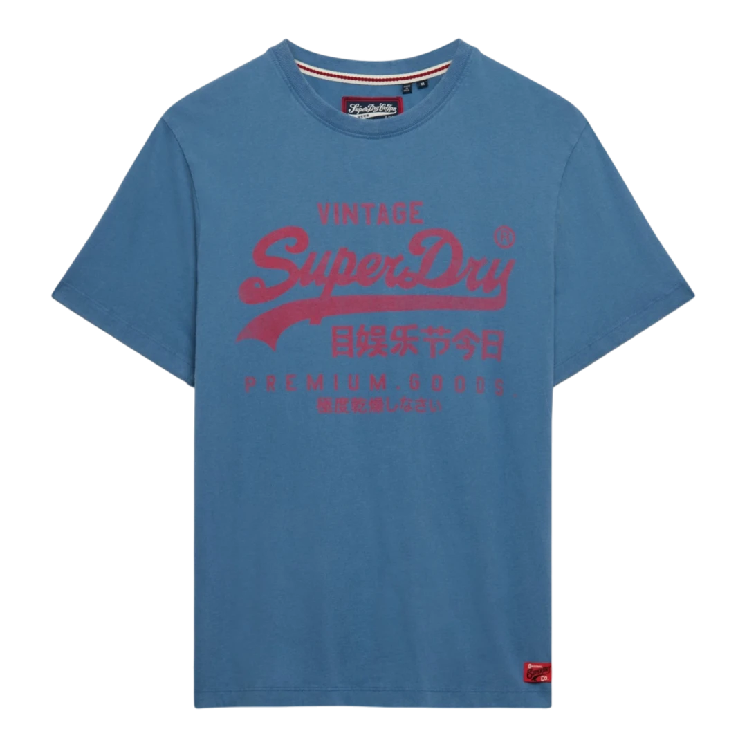 SUPERDRY MUŠKA MAJICA PLAVA 53044