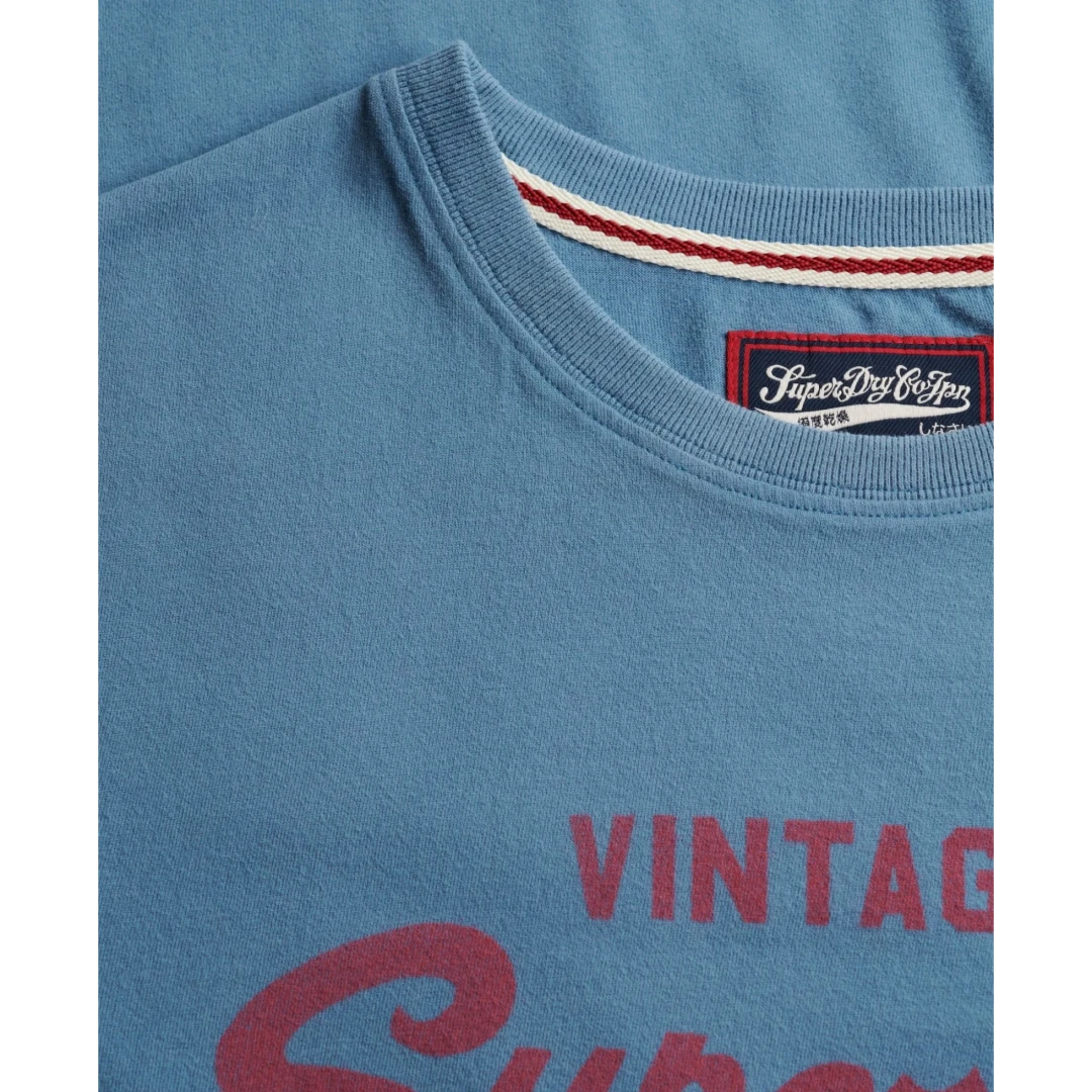 SUPERDRY MUŠKA MAJICA PLAVA 53044